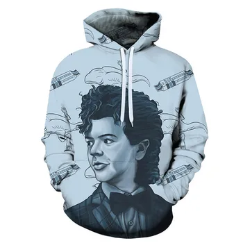 

Dropship 2019 Hot Men's Hoodie Stranger Things Season 3 Sweatshirt Tv Series Stranger Things 3d Print Winter Warm Hoodies Tops