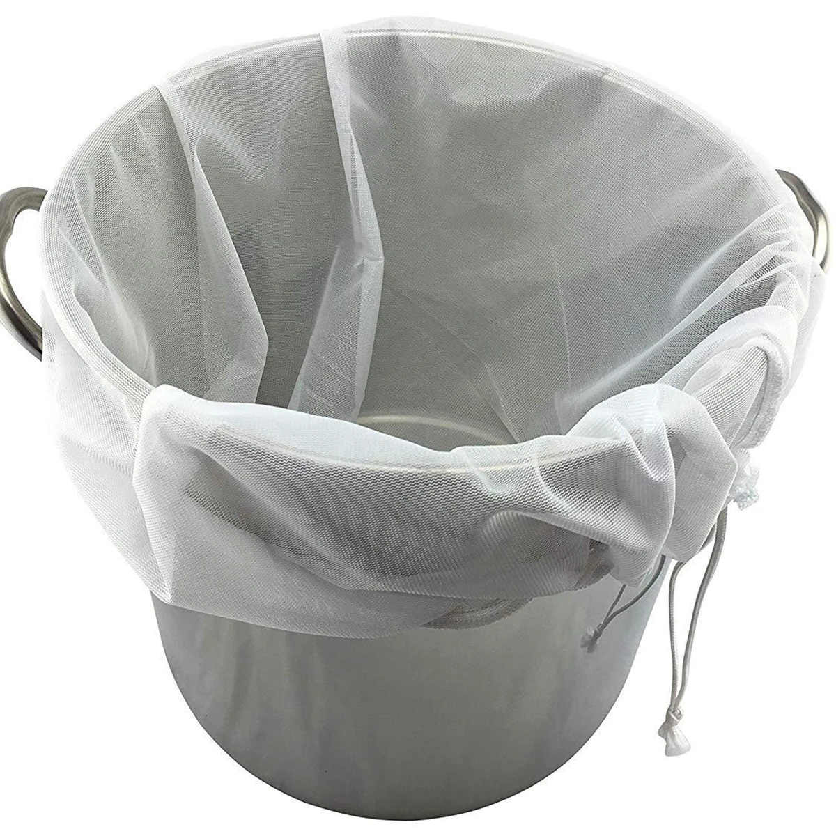 

Large Reusable Straining Bag Micron Mesh Drawstring Food Strainer Bag For Cold Brew Home Brewing 26inch X 22inch|22inch X 26inch