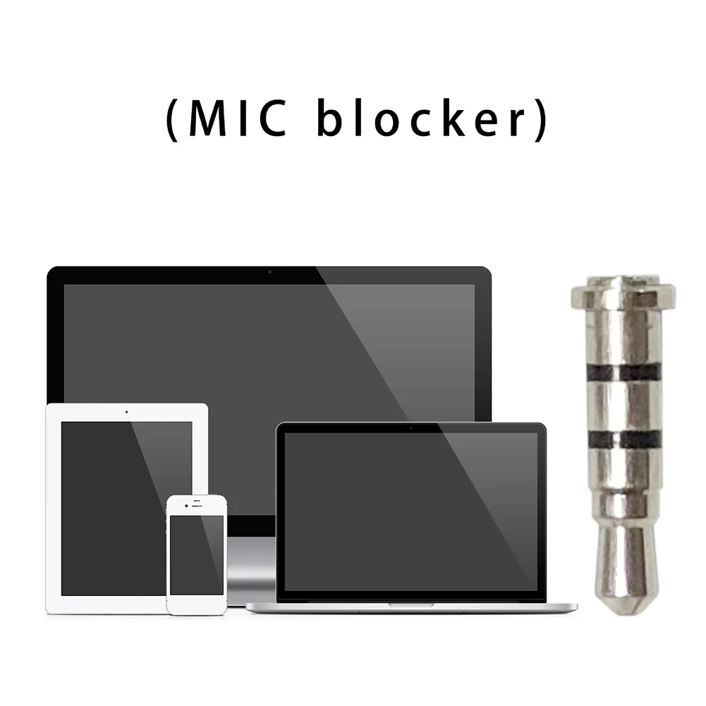 

Tablets Hacker Shield Practical Effective Computer White Audio Protect Privacy Multipurpose Smart Phones Easy Carry MIC Blocker