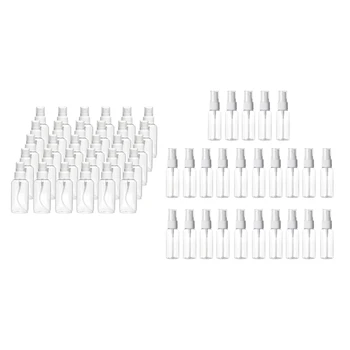 

55x 50Ml /30Ml Spray Bottle Transparent Spray Bottle Refillable Empty Plastic Bottle Travel Bottle