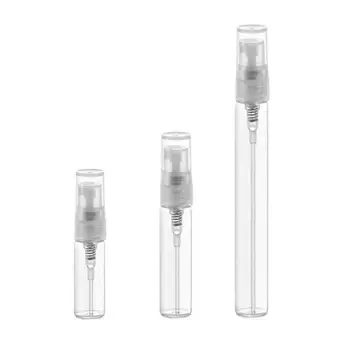 

1/5PCS 3ML 5ML 10ML Portable Mini Perfume Bottle Empty Cosmetics Bottle Sample Test Tube Thin Glass Vials