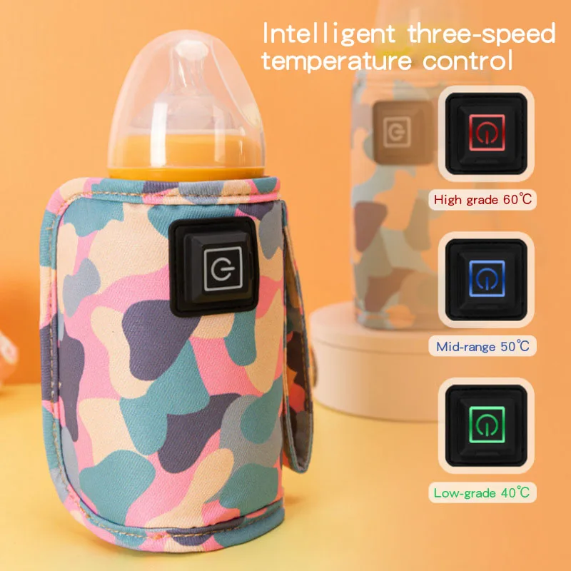 

New product warm milk cap smart three-speed temperature control bottle cap USB heating cap portable milk thermostat thermostat