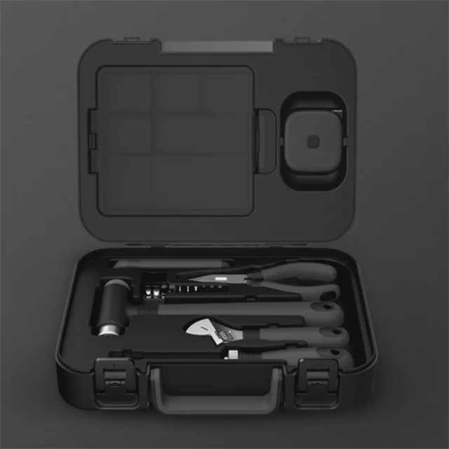 Черный Xiaomi MIIIW 6+ 2 DIY Набор инструментов бытовые ручные инструменты для ремонта, отвертка, гаечный ключ, молотковая лента, плоскогубцы, нож с набором инструментов - Цвет: Черный