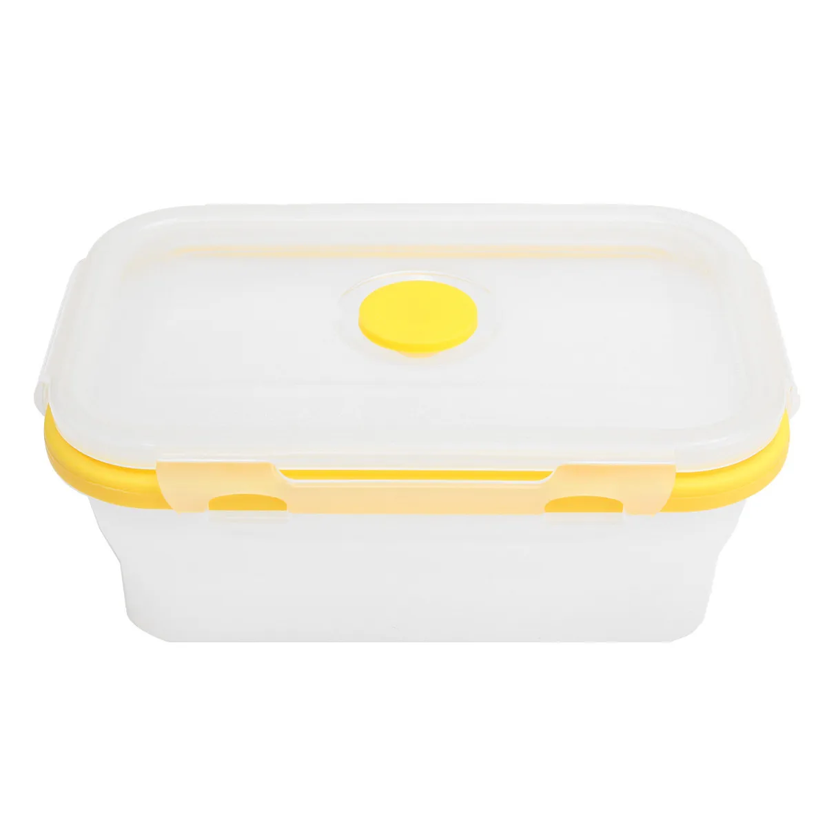 Силиконовый складной контейнер для обеда контейнер для хранения еды Bento BPA бесплатно Microwavable Портативный Пикник Кемпинг Открытый ланч бокс 4 шт