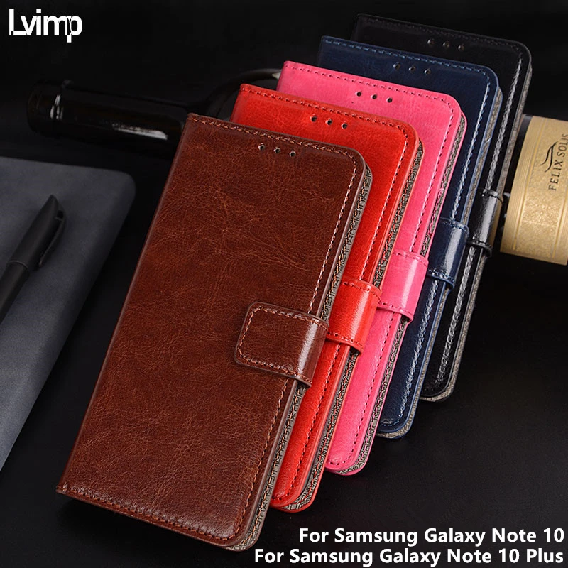 

Wallet Case for Samsung Galaxy Note 10 Plus Note10Plus 5G Case Magnetic Flip PU Leather Case Photo Frame Card Holder Stand Cover