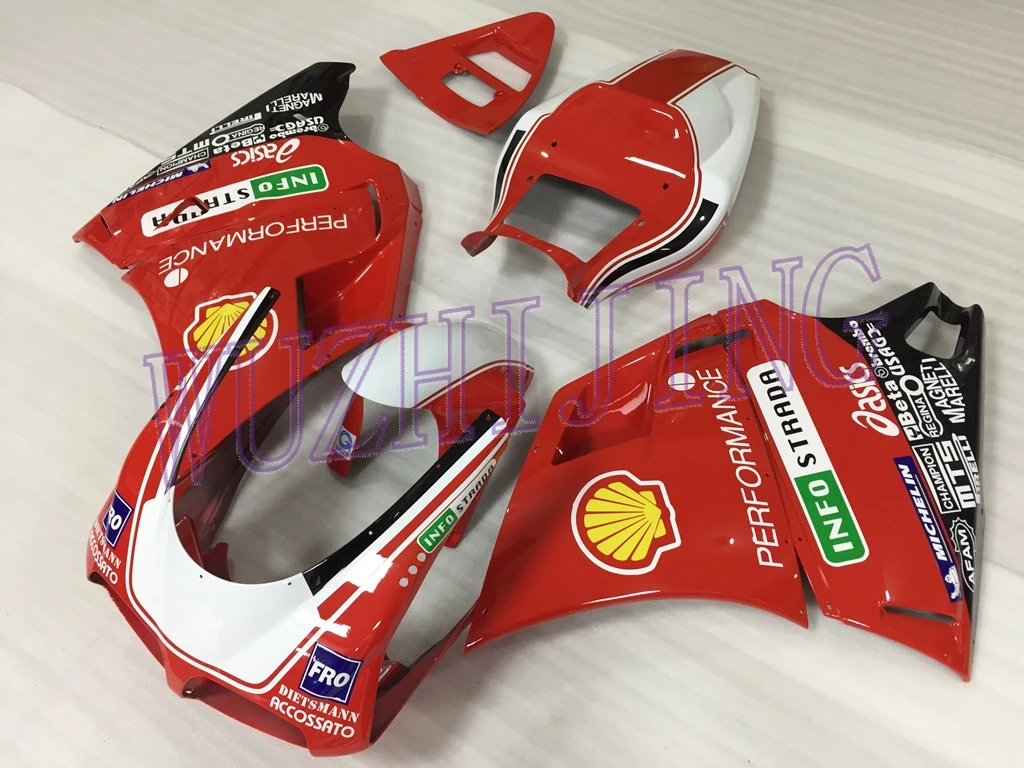 Пластик Обтекатели для поездок на мотоцикле DUCATI 916 1996 набор для всего тела для поездок на мотоцикле DUCATI 996 2001 набор для всего тела 998 1996-2002
