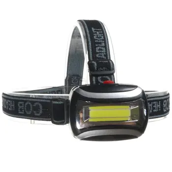 

3-Color Portable Cob Headlights 3-Speed Led Headlights Lamp Bicycle Headset Flashlight Fish Headlamp Headlight