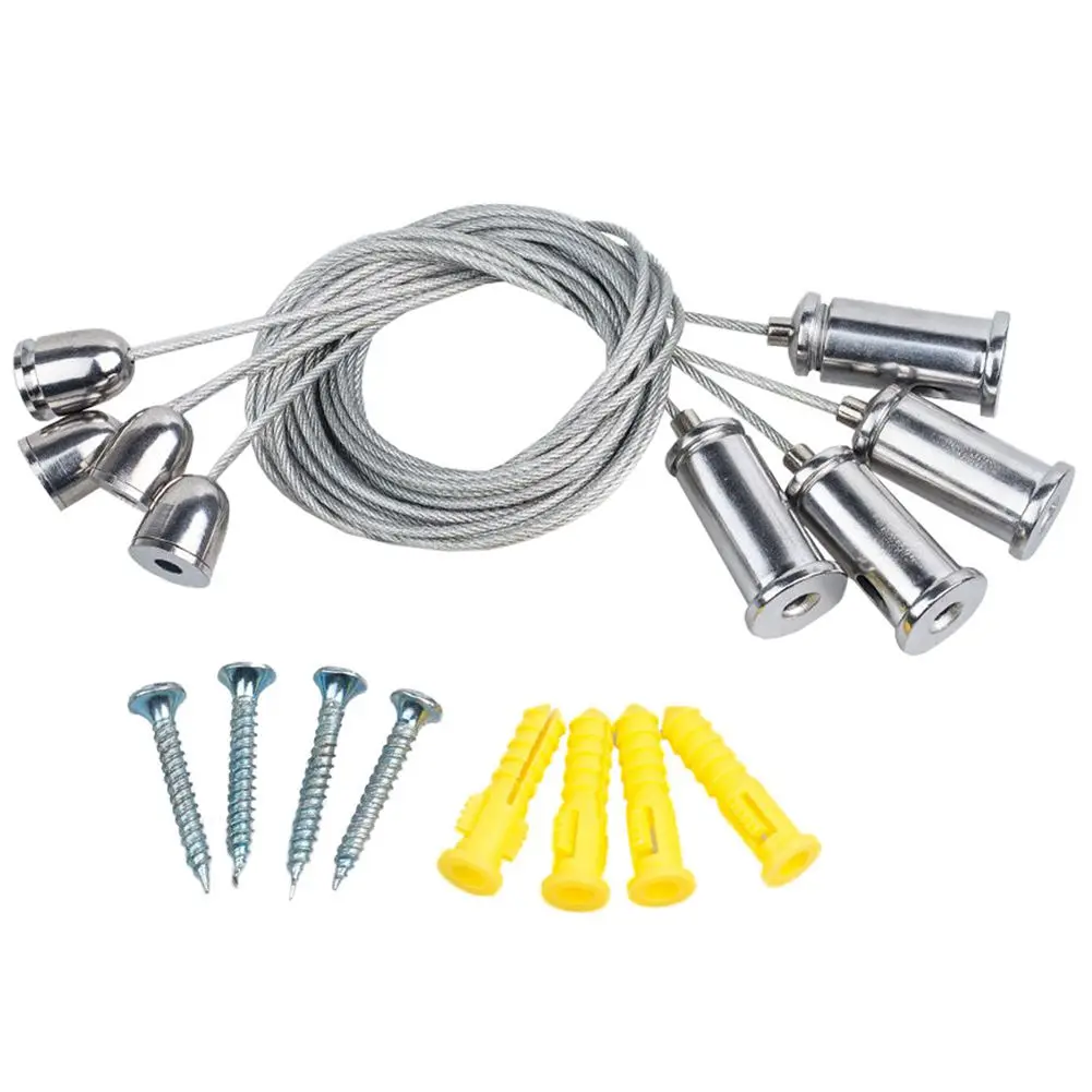 

Suspension Set for LED Panel Stell Rope Mounting Material Assembly Accessory