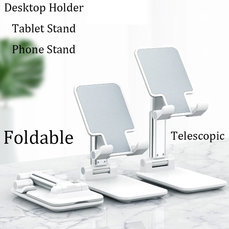 

Foldable Desktop Holder For iphone Huawei Samsung Tablet Stand For iPad Pro 11 10.5 10.2 9.7 mini Telescopic Tablet Stand