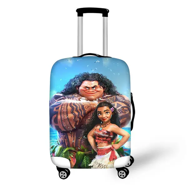 CDWX2731LMS HaoYun дорожный багажный чехол Moana Vaiana Princess с рисунком, чемодан, чехол с мультяшным дизайном, эластичный пыленепроницаемый и водонепроницаемый протектор - Цвет: CDWX2731LMS