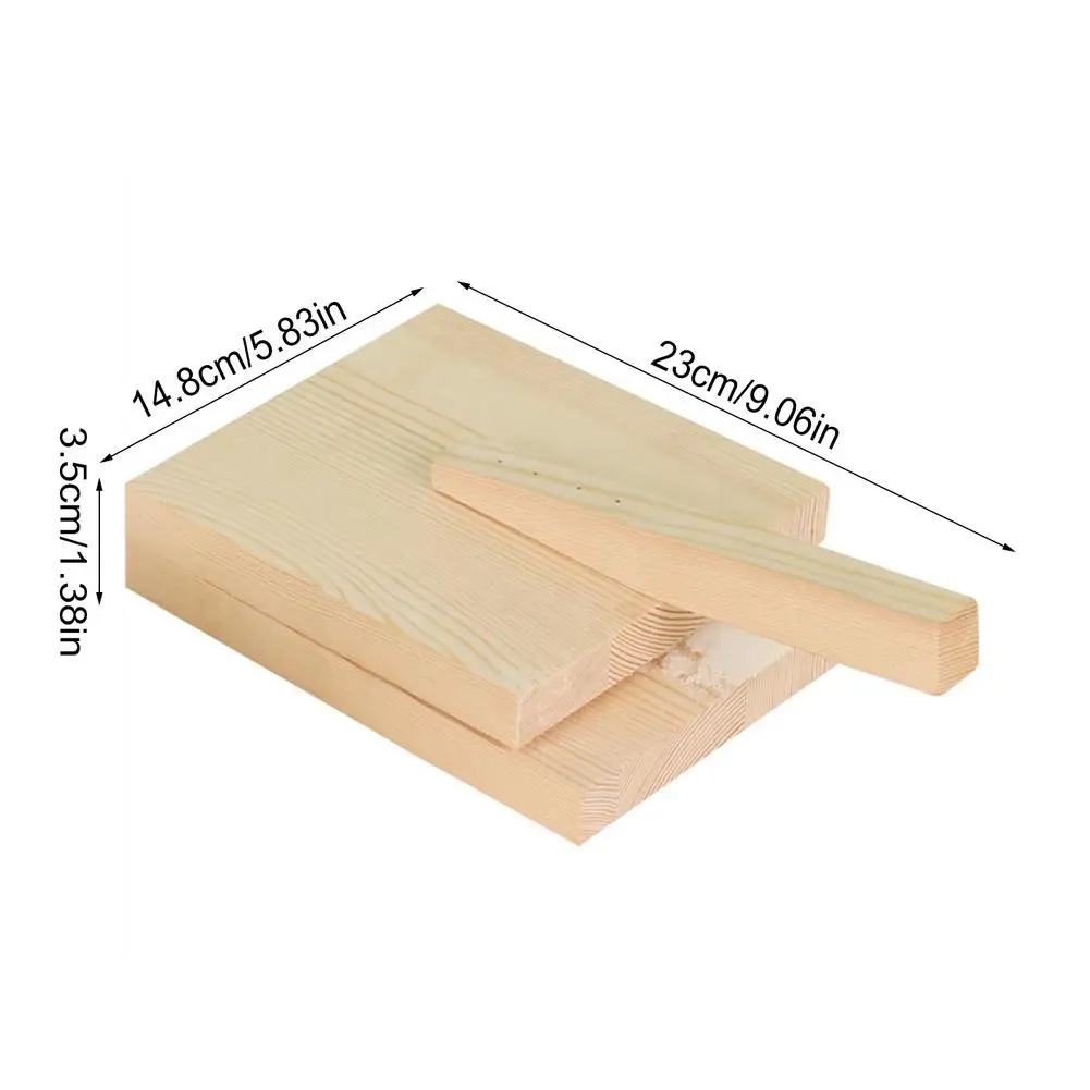 Tortilla Dough Press Wooden Dough Maker Presser Pressing Tools Comfortable Handle Flat Surfaces For Ptostones Empanadas Are