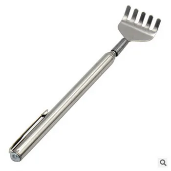 

Hot Deal Massage Tools Stainless Steel Telescopic Portable Extendable Handy Pocket Pen Clip Back Scratcher Massage & Relaxation