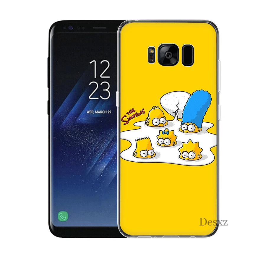 Мобильный чехол для телефона для samsung A3 A5 A6 A7 A8 A9 A10 A20 A30 A40 A50 A60 твёрдая обложка с изображением Симпсона для маленьких мальчиков