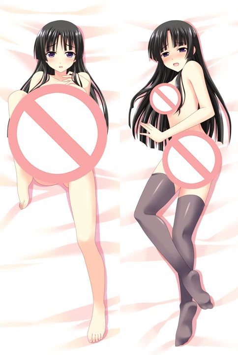 Аниме K-ON Dakimakura Чехол персонажи Mio Akiyama& Azusa Nakano Bolster чехол Hirasawa Yui Hugs чехол для подушки