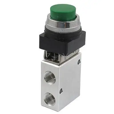JM-322PPL 13 мм резьба 2 положения 3 способ Зеленый кнопочный воздушный механический клапан