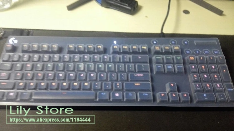 Защитная кожа для логики G610 G 610 игровая механическая клавиатура с подсветкой Защитная Кнопка пылезащитный чехол 104 ключ