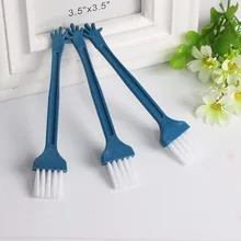 Brosse de nettoyage de clavier Portable en plastique à cinq doigts, pour ordinateur, fournitures d'outils, 100 pièces/lot