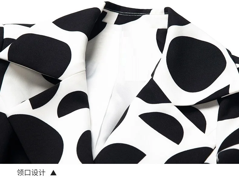 Casacos Feminino, осенне-зимнее длинное пальто, Тренч для женщин, с узором в горошек, двубортное, с длинным рукавом, Повседневная ветровка, XXXXL