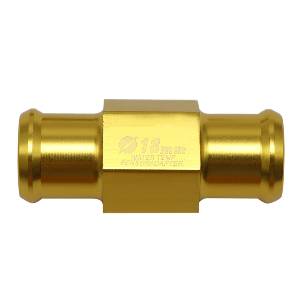 18mm-Gold Alconstar-1 шт., 18 мм, 22 мм, для мотоцикла, температура воды, температура, соединение, датчик, датчик, шланг радиатора, адаптер для Honda, для Yamaha - Цвет: 18mm-Gold