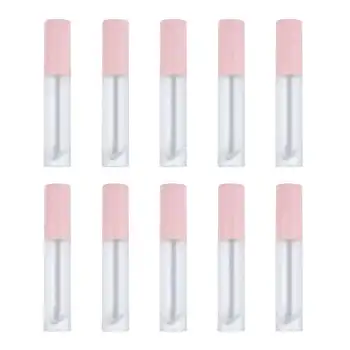 

10pcs Frosted Round Lip Glaze Tube Lip Gloss Tube Dmpty Tube Sub-bottle Empty Lip Gloss Tube Lip Stain Bottles Supplies
