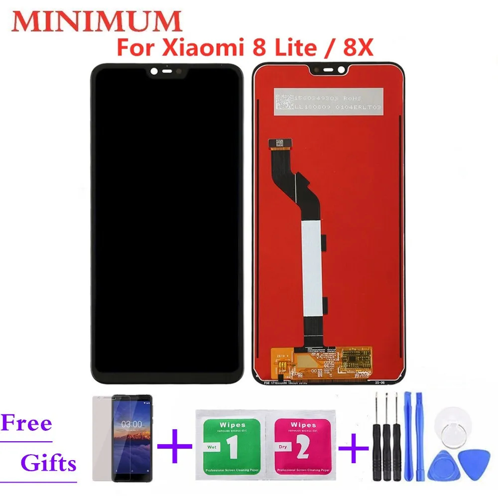 

For Xiaomi Mi 8 Lite 6.26" LCD Display Touch Screen Digitizer Assembly Replacement Parts For Xiaomi Mi 8 Youth / Mi 8X LCDs