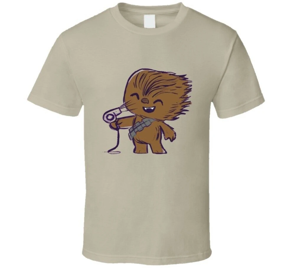 Звездные войны Чубакка фен Милый Забавный футболка свободный стиль