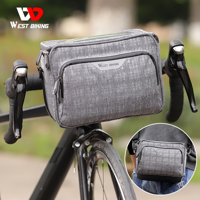 WESTBIKINGMultifunctionBikeHandlebarBagCyclingTouchScreenPhone