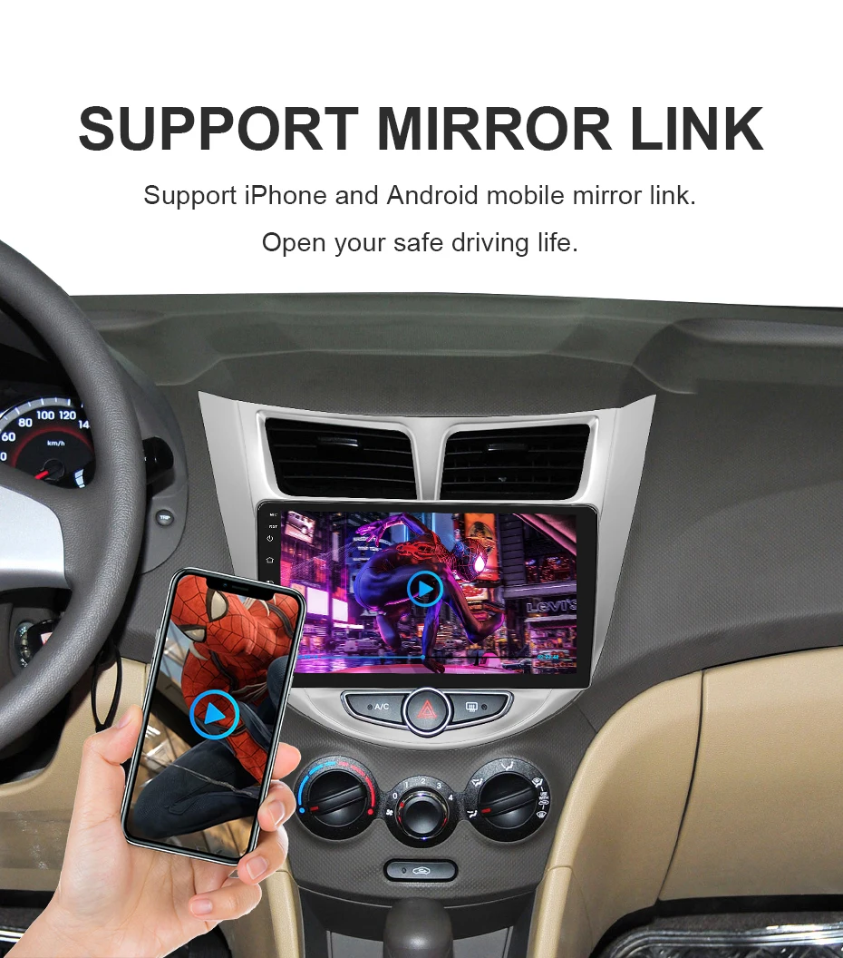 ISUDAR Автомагнитола для hyundai/Solaris/Verna/Accent 2 din Android 9 Авторадио Мультимедиа gps ram 2 Гб rom 32 ГБ USB DVR AHD камера