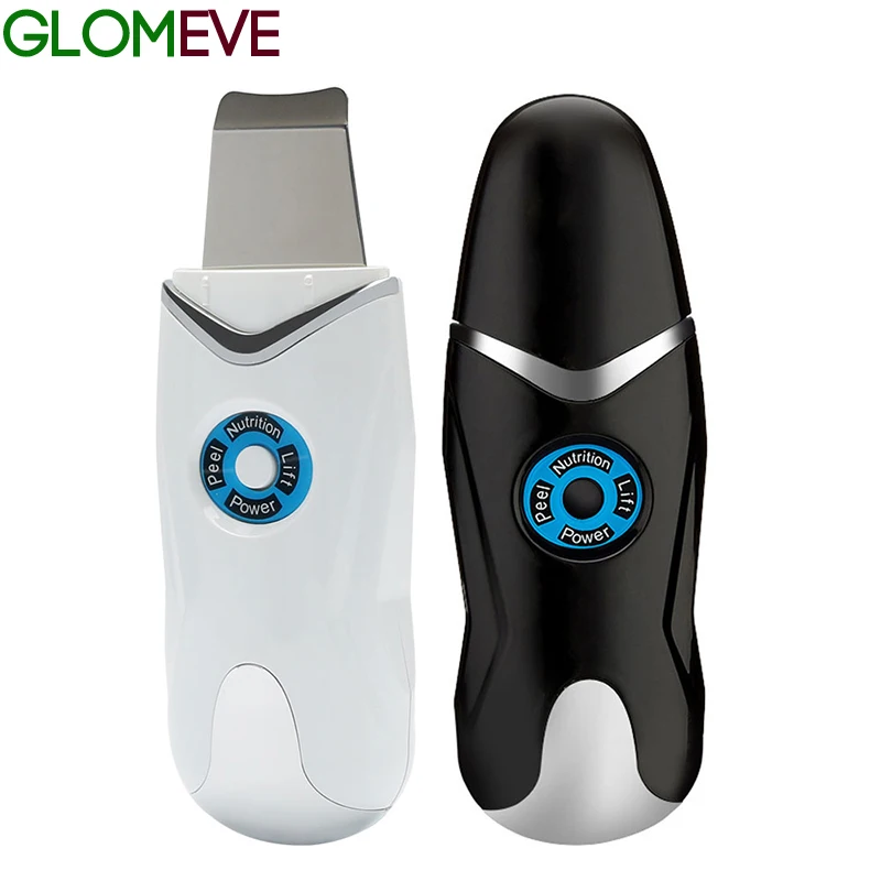 

Ultrasonic EMS Skin Scrubber Ion Facial Cleaner Face Lifting Blue Light Photon Blackhead Removal Exfoliating Pore Cleaner Tools