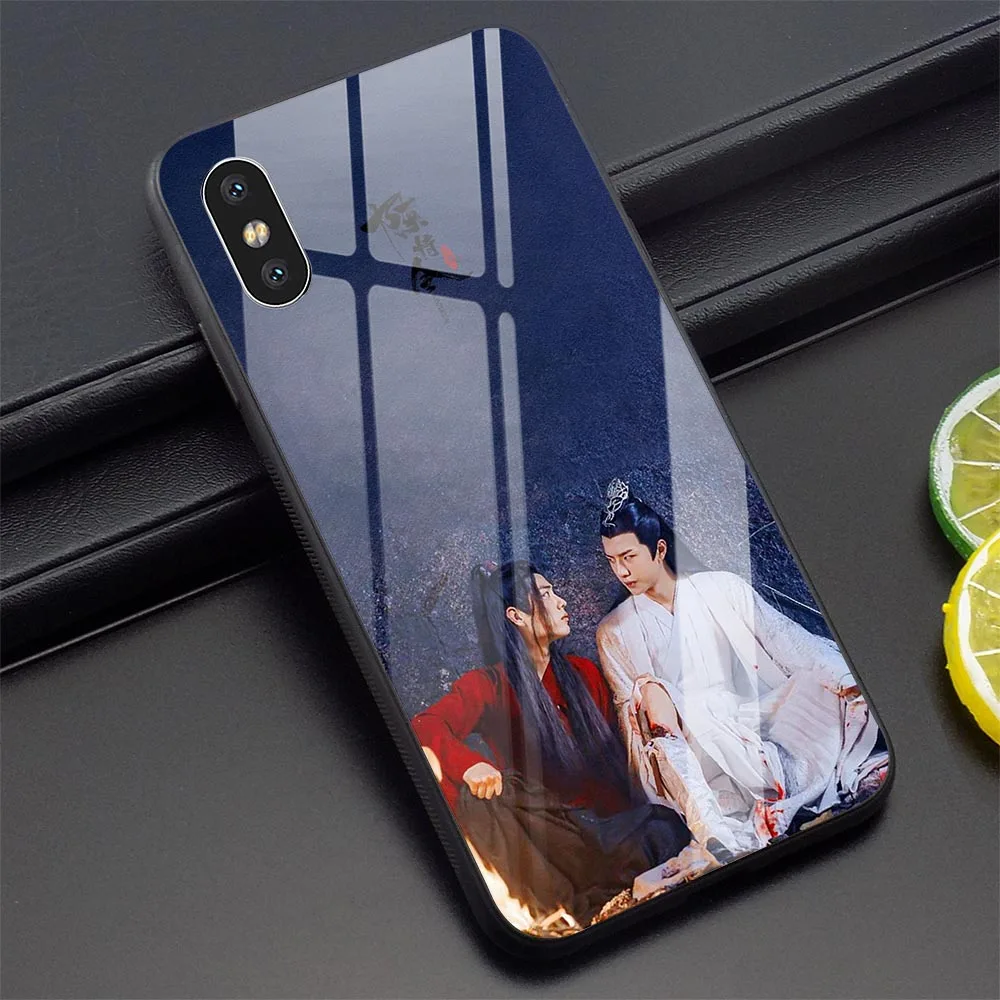K3001311 Wang Yibo Xiao Zhan чехол для телефона для iPhone Xs Max X 6 6S XR 8 Plus 7 5s 5 SE 11 Pro закаленное стекло - Цвет: K3001311