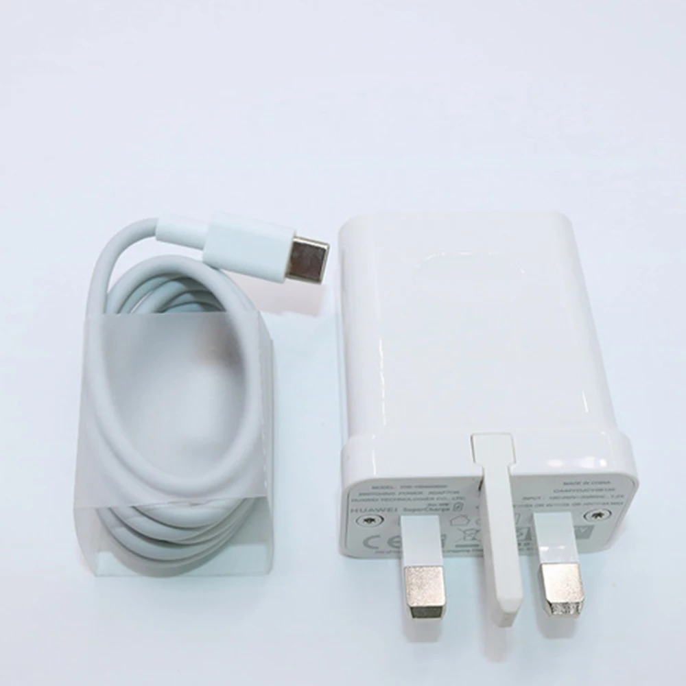 huawei Super 40 Вт UK зарядное устройство адаптер питания 5A USB TYPE-C кабель для Honor 10 9 Nova 6 6SE 5 5i p10 p20 p30 pro mate 30