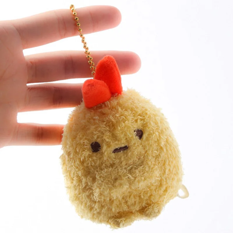 D 7 см Sumikko Gurashi Мягкая Подвеска для ключей плюшевые игрушки для детей детские мягкие куклы игрушки для девочек подарок на день рождения сумка Подвеска - Цвет: D