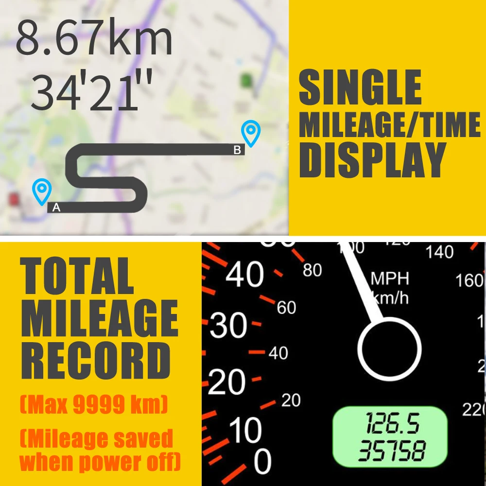 KINGNEED C80 C90 gps Спидометр hud Дисплей автомобиля hud с превышением скорости сигнализации время вождения мотоцикла велосипед цифровой одометр