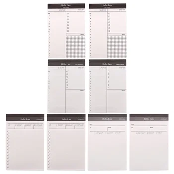 

8 Pcs Portable Lightweight Practical Note Pad Schedule Book Notebook for Students Women