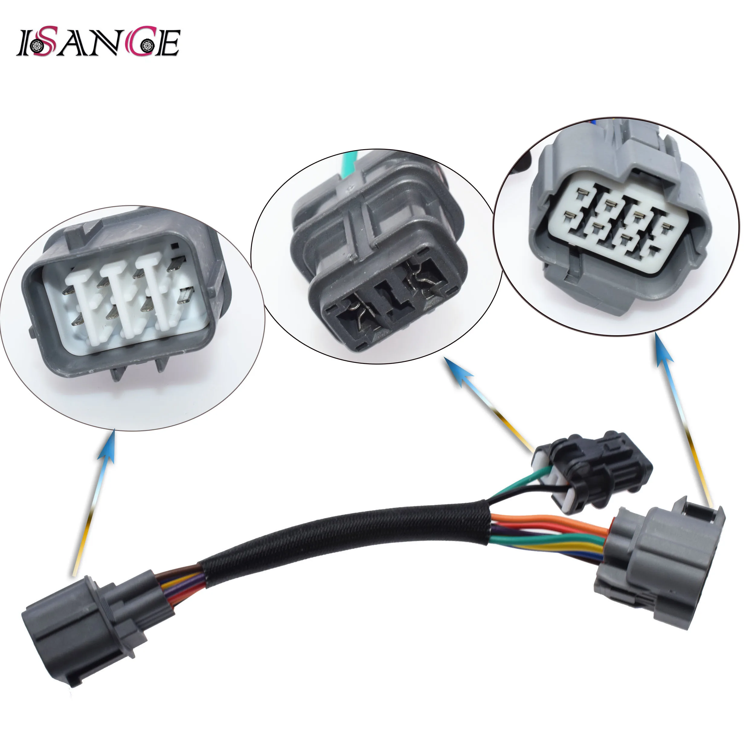 For Acura Honda Civic 1.6L 1999 2000 8pins OBD2 TO OBD1 Distributor Adapter Jumper Harness Connector Plug Wire Conversion