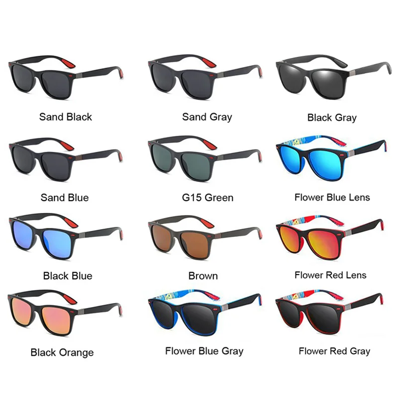 Brand Designer Polarized Sunglasses Men Women Driver Shades Male Vintage Sun Glasses Female Spuare Mirror Summer Oculos_voghion.com
