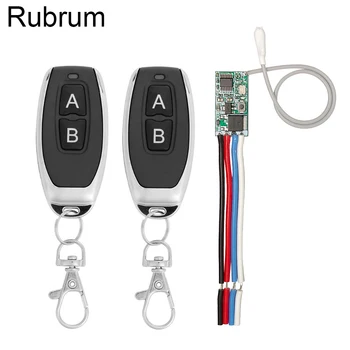 

Rubrum 433 MHz Wireless Remote Control Switch 5V LED Receiver Module + Transmitter Remote Control RF Switch for Light Controller