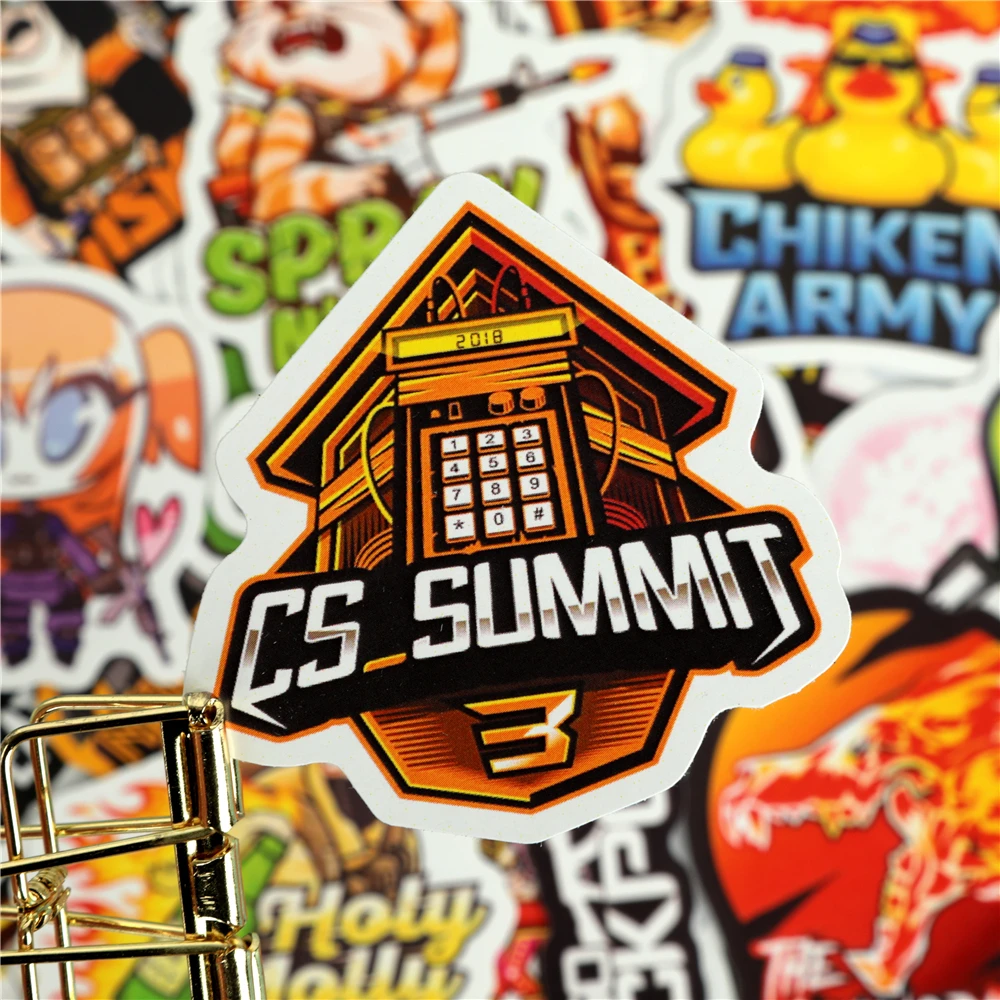 50 шт. набор CS GO игра Скрапбукинг Бумажные Наклейки s украшения DIY аблум дневник в стиле Скрапбукинг этикетка наклейка милые канцелярские товары