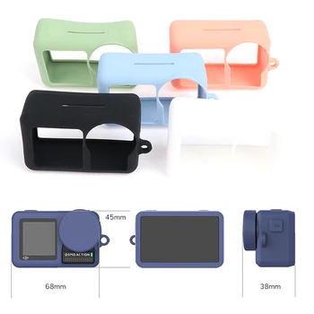 

Silicone Protective Case and Lens Protection Cover Cap for DJ Osmo Action