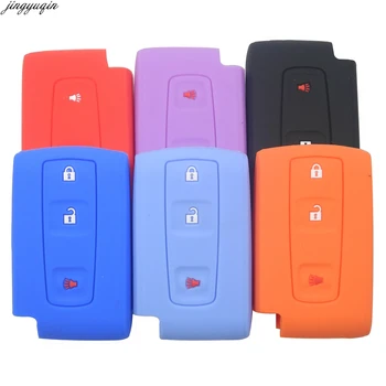 

jingyuqin 50pcs 3 Buttons Remote Car Key Case Cover Holder For Toyota Prius Crown Avensis Verso Remote Smart Key Fob