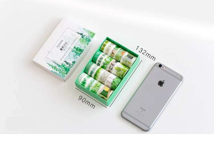 20pcs/set Decorative Lovely Tape Set Sea and Forest Series Paper Stickers School Stationery Scrapbooking Supply Student Gift