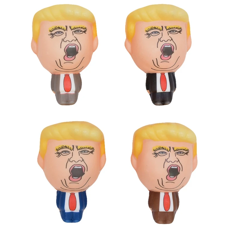1 шт. Kawaii Shrilling американский президент фигурка медленно отскок шутка игрушка Моделирование PU Антистресс вентирующая игрушка