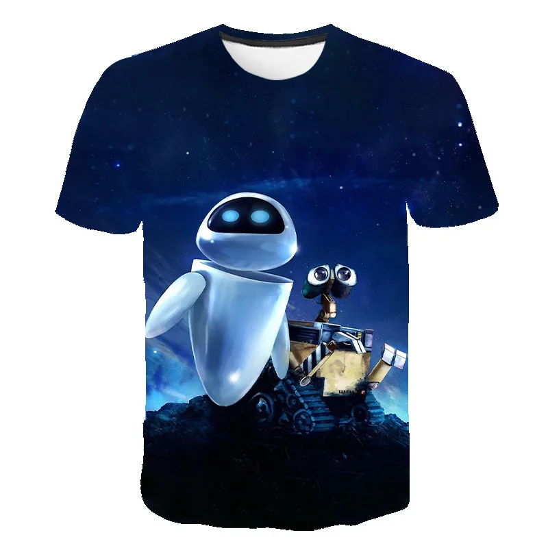 Wall-E eve/забавная Мужская 3D футболка с изображением робота для женщин и детей