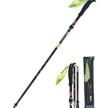 PIONEER складной углеродного Сталь палки для скандинавской ходьбы телескопическое углеродное волокно треккинг Пеший Туризм Полюс сверхлегкая Ходьба пешком трости