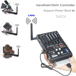 New Handheld MINI Controller 54CH Wireless Dmx Console For KTV Party Entertainment DMX Lights
