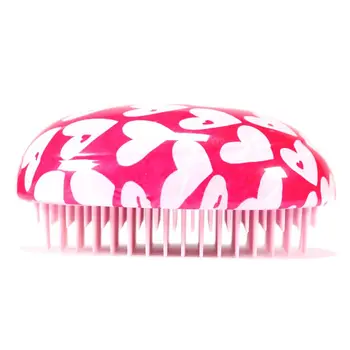 

Heart Pattern Salon Professional Hairbrush Scalp Massage Comb Wet Hair Brush NEW
