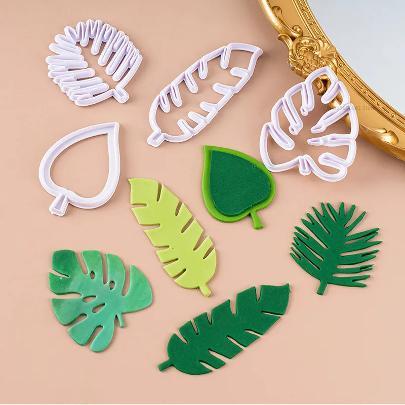 4pcs/set Leaf Mold Polymer Clay Tools