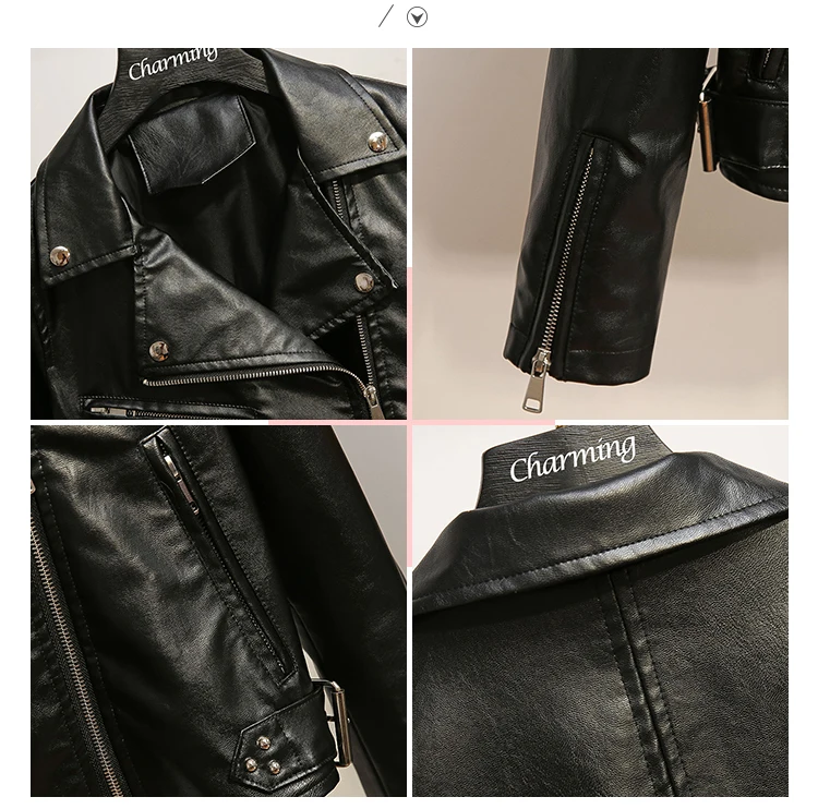 5XL НОВАЯ тонкая осенняя куртка, модная кожаная куртка