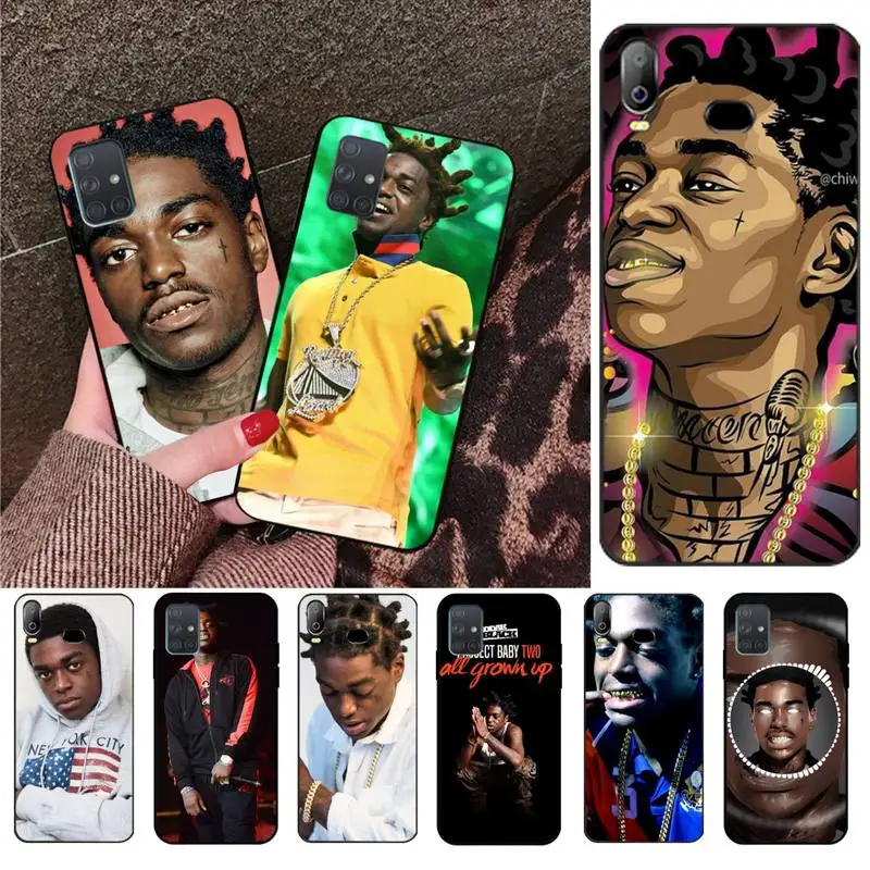 HPCHCJHM Kodak Black Rapper DIY Painted Bling Phone Case For Samsung A10 A20 A30 A40 A50 A70 A80 A71 A91 A51 A6 A8 2018