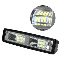 Phares LED pour motos, camion, bateau, tracteur, remorque, éclairage de travail hors route, projecteur 36W, 12 24V 